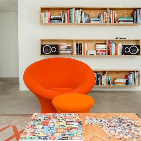 The sculptural furniture