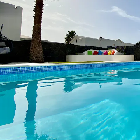 Have a refreshing dip in the pool when the Lanzarote sun is at its hottest
