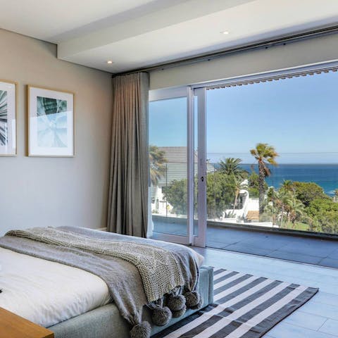 Wake up blissfully, with the sea breeze washing over you