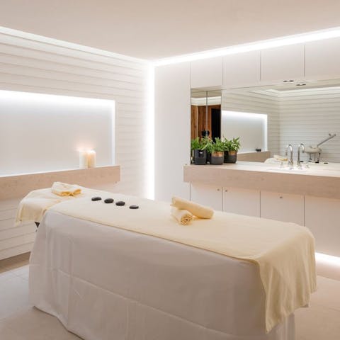 Indulge in a treatment at the spa