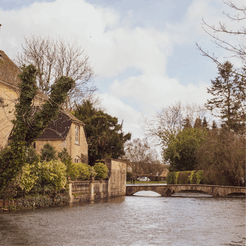Explore nearby Bourton-on-the-Water – it's an eight-minute drive