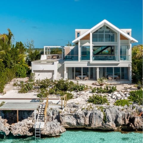 Stay in this stunning oceanfront villa