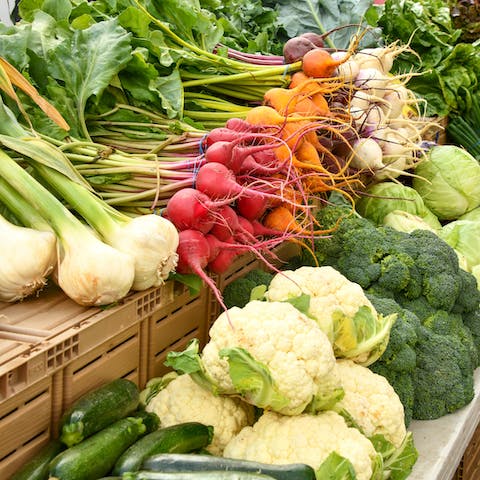 Visit the famous Mercado dos Lavradores farmer's market just a short stroll from your doorstep