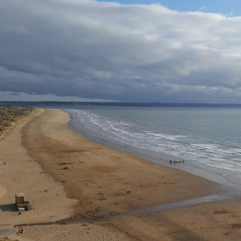 Sprawl out on the sandy beach at Saunton Sands, just a few steps from your doorstep