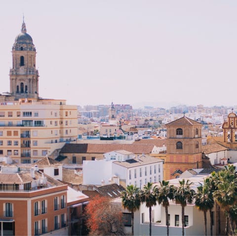 Experience the vibrant heart of Málaga from the city centre 