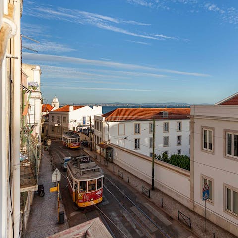 Take in the views over the Alfama district