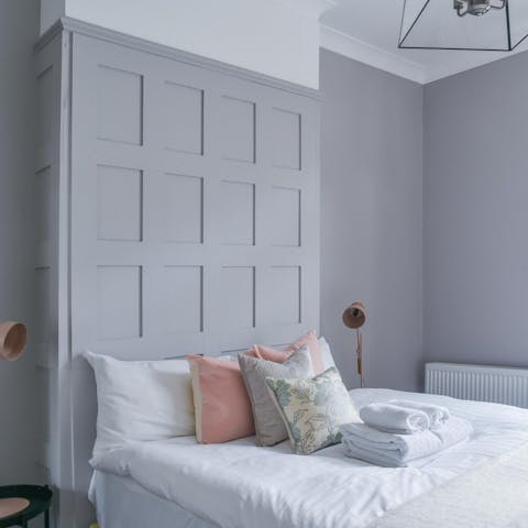 Get a restful night's sleep in the charming bedrooms