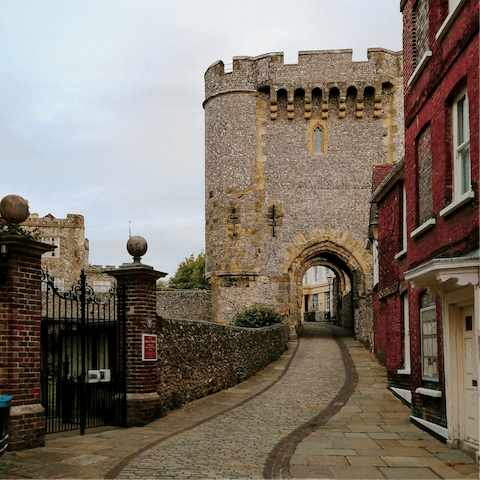 Take a fifteen-minute drive to visit the charming town of Lewes