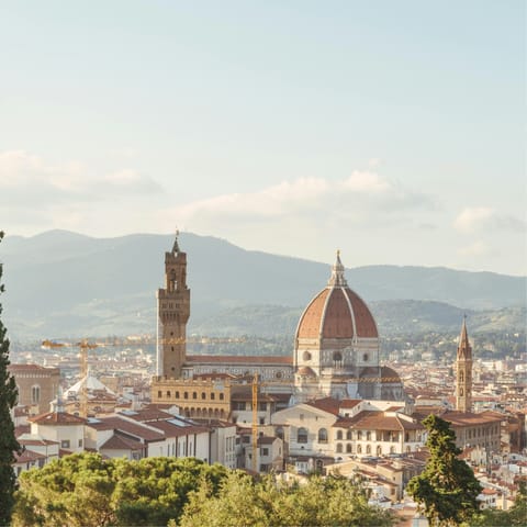Step outside and soak up the sights of central Florence