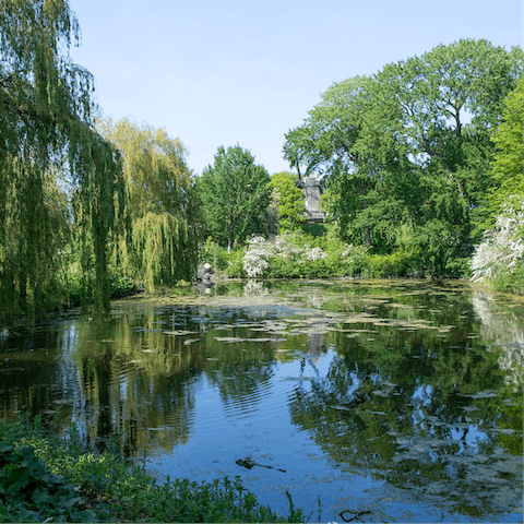 Visit the pretty Østre Anlæg park – a twenty-five minute walk from the apartment