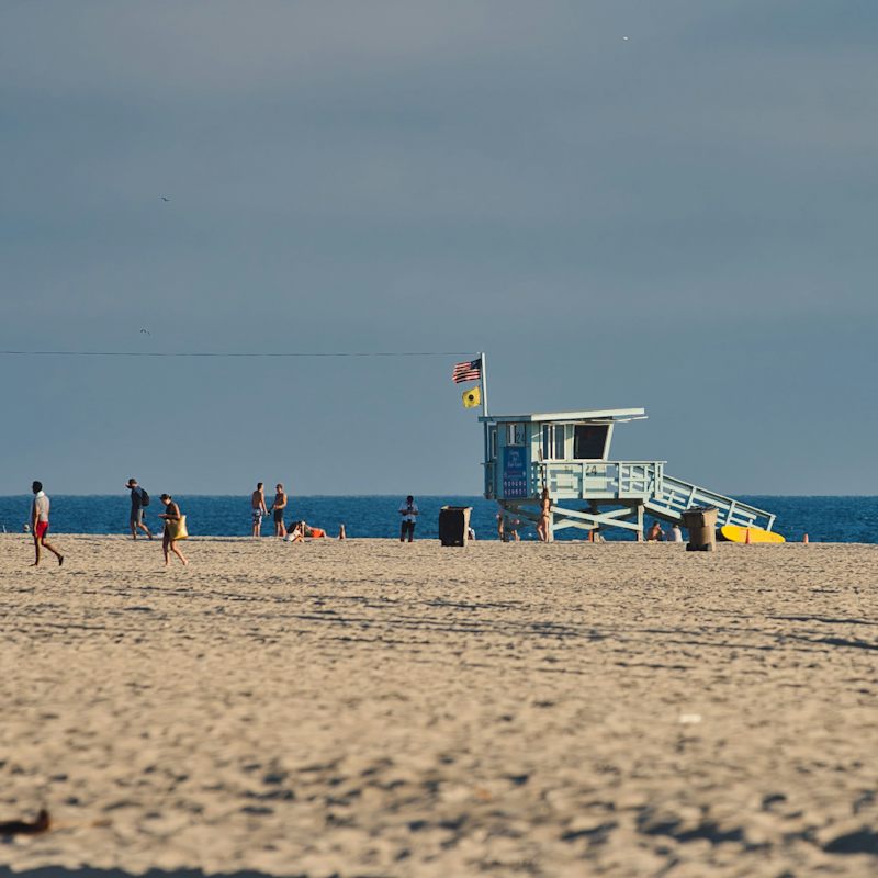 Take a short stroll down to Venice beach
