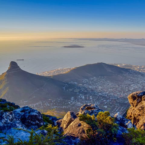 Visit iconic Table Mountain, visible from your home