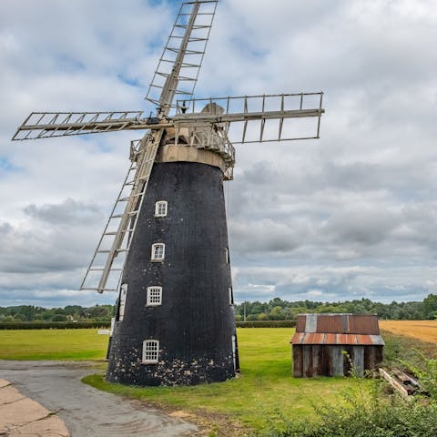 Visit the Pakenham Windmill, only a four-minute drive away