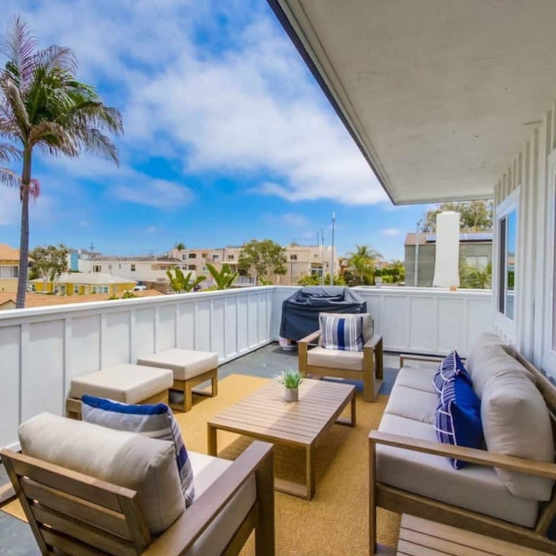 Spark up the grill on the shared terrace for a leisurely lunch