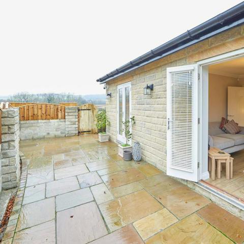 Sip your morning coffee on the patio while taking in majestic views of the North York Moors