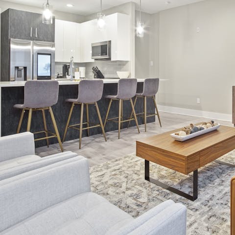 Kick back and relax in your modern townhome