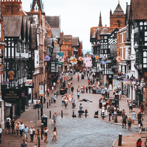Explore Chester’s historic centre – it’s right on your doorstep