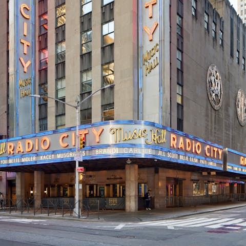 Treat yourself to a show at Radio City Music Hall 