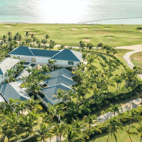 Enjoy an oceanfront stay in this exclusive Punta Cana resort