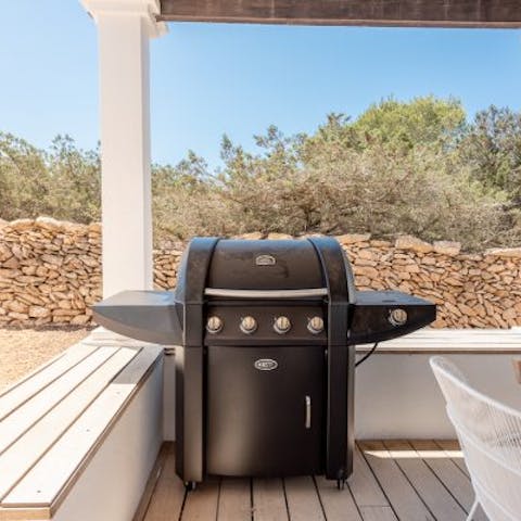 Grill some chorizo on the BBQ for a taste of local flavours