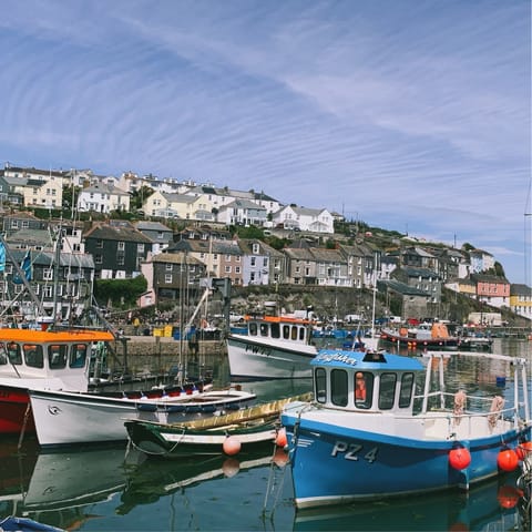 Stay in the historic port of Charlestown, six minutes from St Austell by car