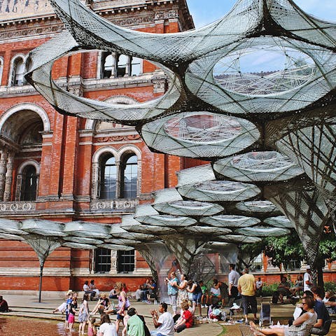 Visit the V&A Museum, the world's world's leading museum of art and design, just a fifteen-minute walk away