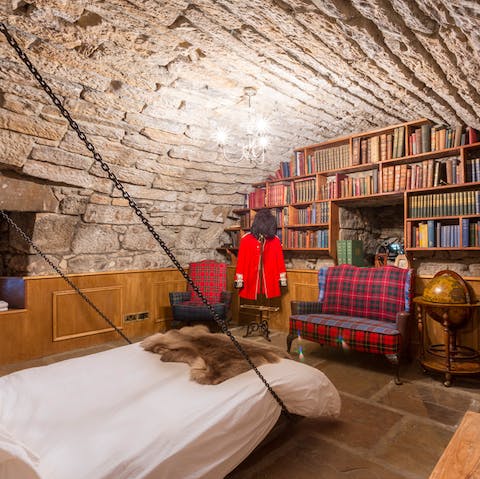 Get a good night's sleep in the cellar room