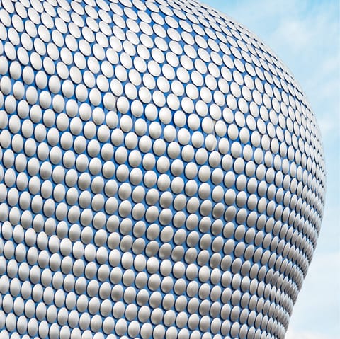Go shopping in the Bullring with its Selfridges store, under a twenty-minute walk away