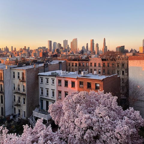Explore New York from your location in Brooklyn's trendy Williamsburg