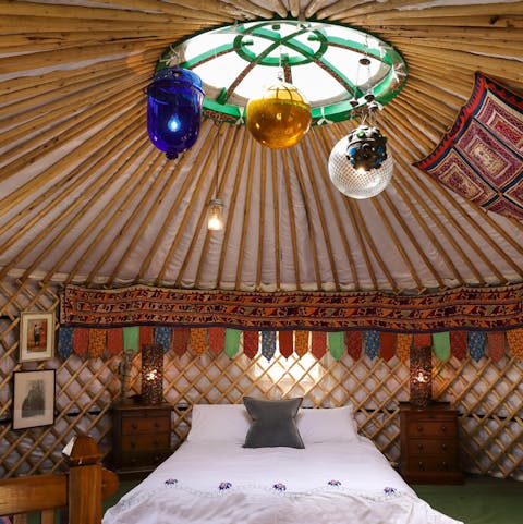 Spend a summer evening in the yurt