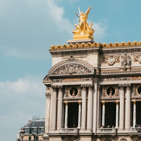 Explore the 9th arrondissement – Palais Garnier is a short walk away