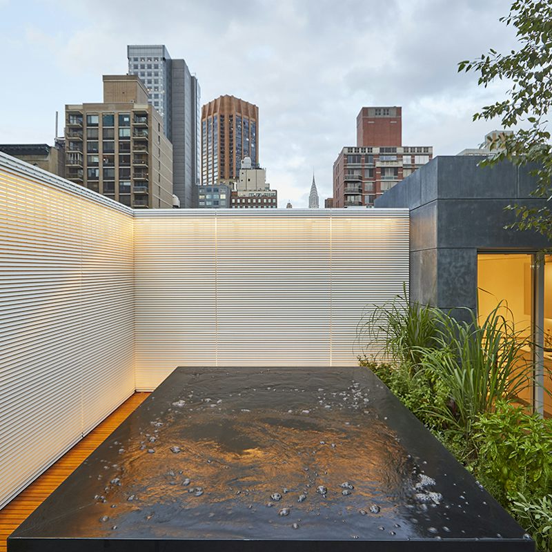 Catch a glimpse of the Chrysler Building from your rooftop