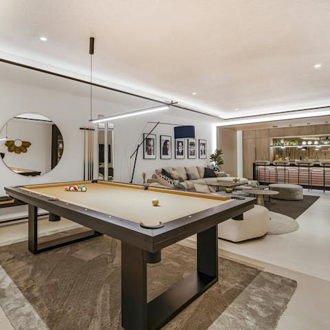 Enjoy family fun and friendly competition in the games room