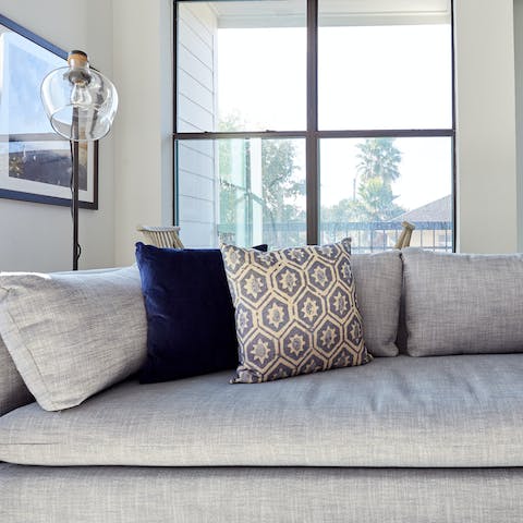 Stream your favourite shows for a cosy night in on the sofa