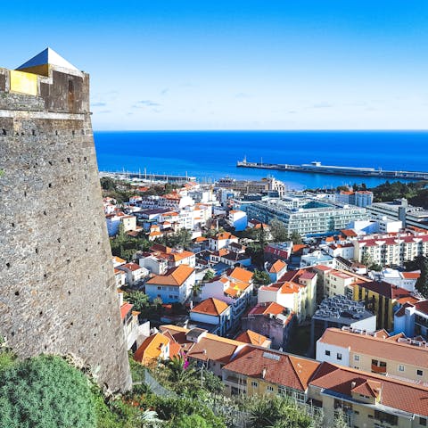 Explore the capital city of Funchal – within walking distance