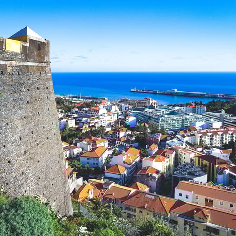 Explore the capital city of Funchal – within walking distance