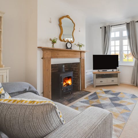 Light up the log-burner for a cosy night in with a tumbler of whisky