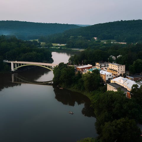 Explore Narrowsburg on the banks of the Delaware River