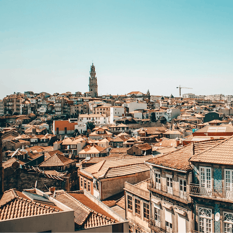 Explore the historic centre Porto – forty minutes away with public transit