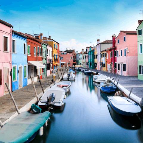 Let your hosts arrange a trip to the island of Burano for you