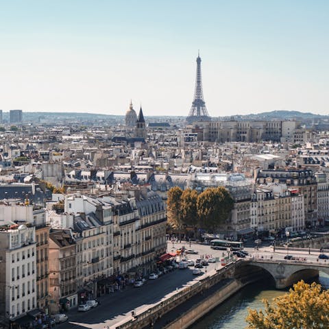 Spend your days exploring the museums and galleries of Paris