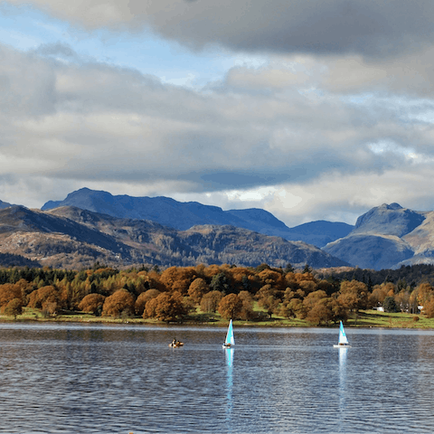 Stay at the head of Lake Windermere