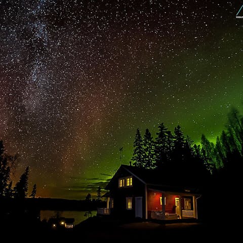 Take in the splendour of the Northern Lights