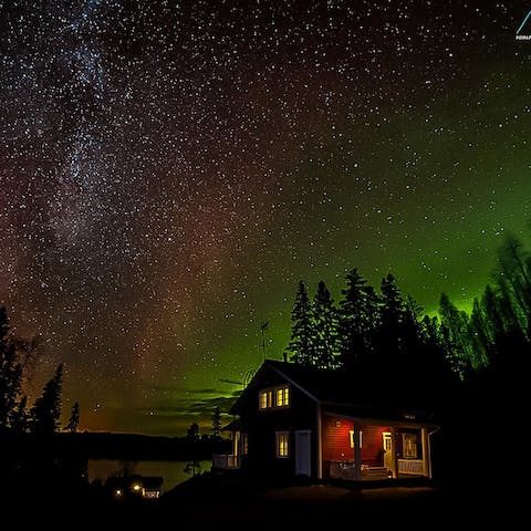 Take in the splendour of the Northern Lights
