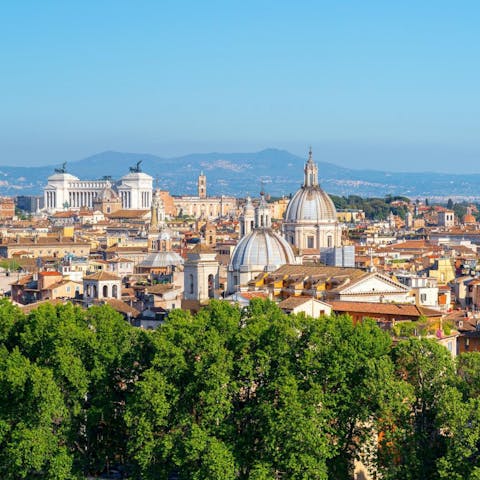 Stay within driving distance of magnificent Rome and historic Orvieto
