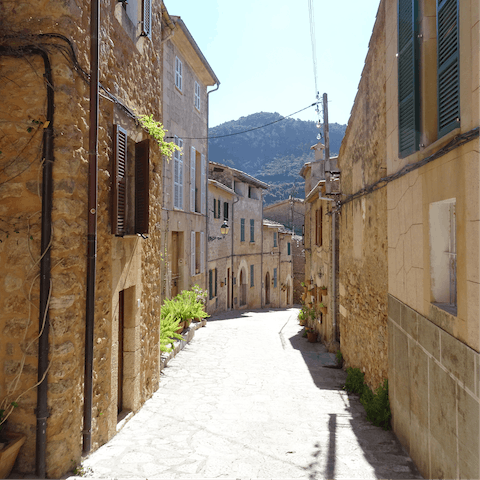 Walk five minutes into Galilea to soak up the atmosphere of the village 