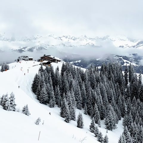 Explore the Alps of southeastern France – Megève is a great choice at any time of year but there's excellent skiing in winter