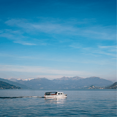 Take a boat trip to fully appreciate the beauty of Lake Como