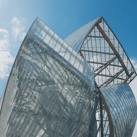 Visit the Fondation Louis Vuitton, a short metro ride away