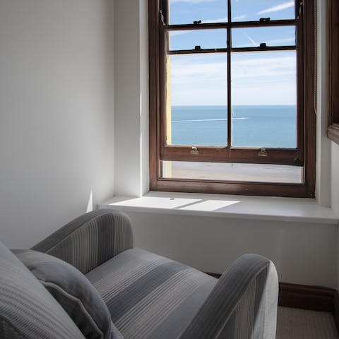 Relax with a good book and ocean views
